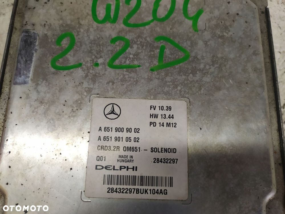 MERCEDES W212 EKLASA 2.2 CDI KOMPUTER SILNIKA - 5