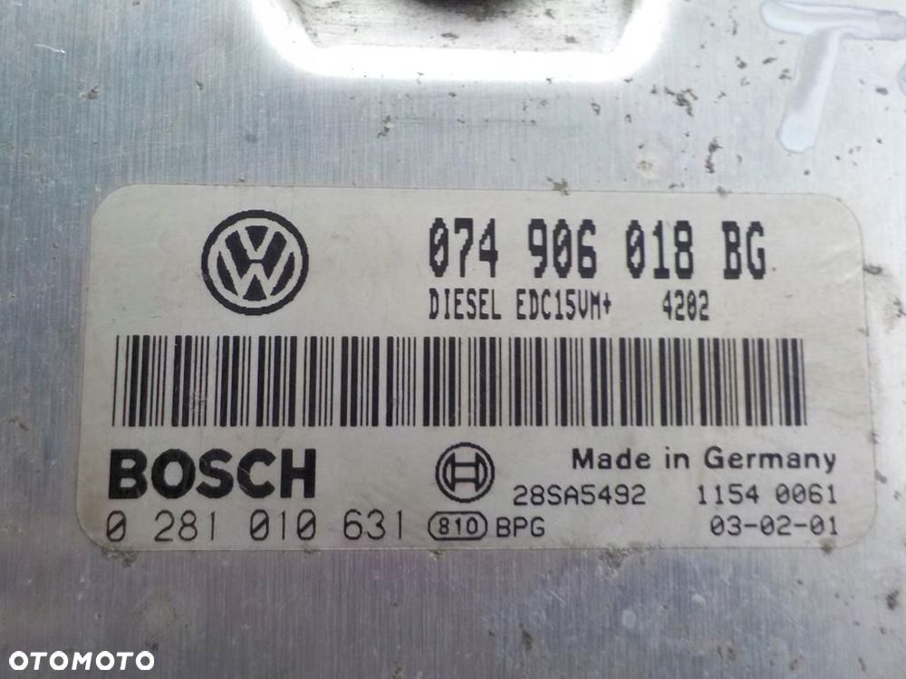 VW T4 2.5 TDI KOMPUTER STEROWNIK 074906018BG - 2