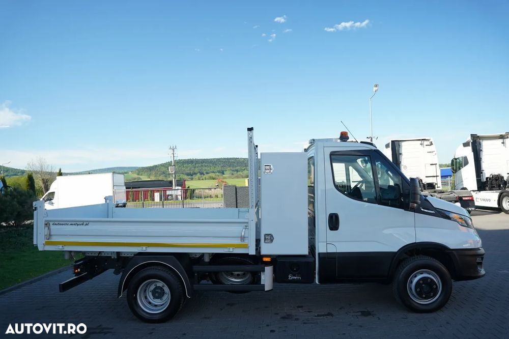 Iveco DAILY 70-180 / BASCULATOR SPATE 2.8 M / MTA: 7.0 T / BLOCARE PUNȚI / DUBLU / HI-MATIC - 14