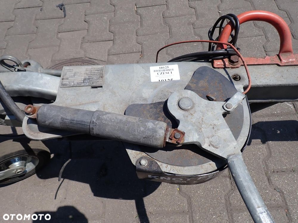 Przyczepa pod agregat hamulec najazdowy dyszel regulowany KNOT KHV20 DMC 2200 kg D-83125 KV20HV A KV20HZ bls 2000 kg - 8