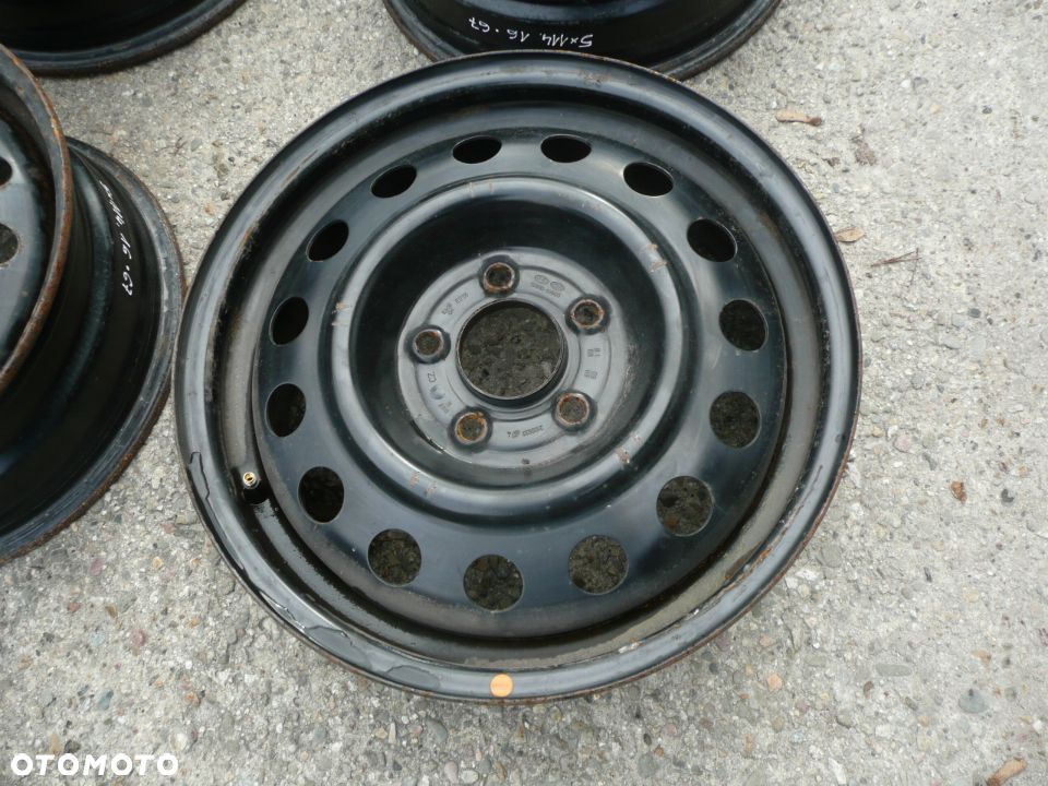 16” - felgi Oryginał: KIA / HYUNDAI - Sportage X-Ceed Sorento ProCeed Tucson i30 i40 ix35 ix55 -Stalowe 5x114,3 , r16 cali - fi-67 mm -- Koło ZAPASOWE Zapasówka dojazdowe - 18