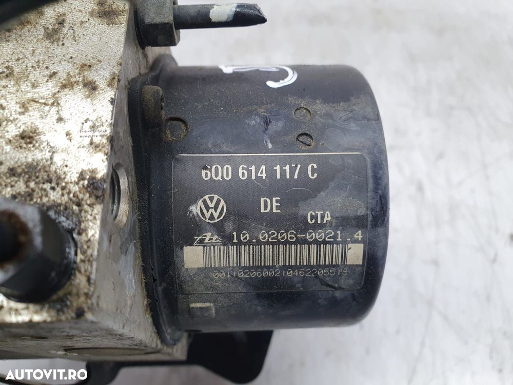 Pompa ABS 6q0614117c 1.2 benzina AZQ Volkswagen VW Polo 4 9N [2001 - - 6