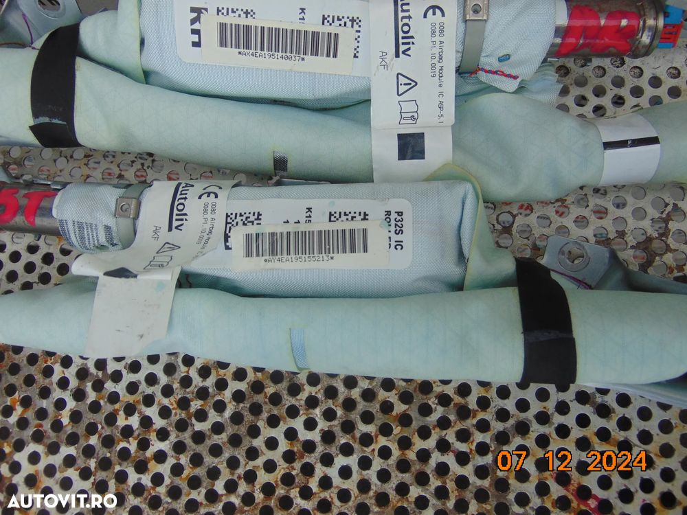 Airbag cortina Nissan qashqai 2013-2021 airbag-uri laterale stanga dreapta cortine - 12