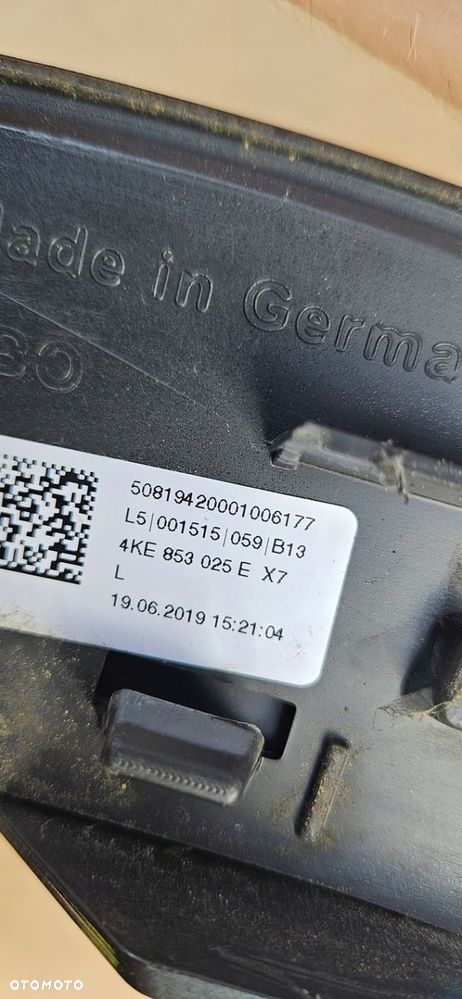 AUDI E-TRON 4KE 55 LISTWA BŁOTNIK LEWY TYŁ TYLNA CZARNA 4KE853025E - 3