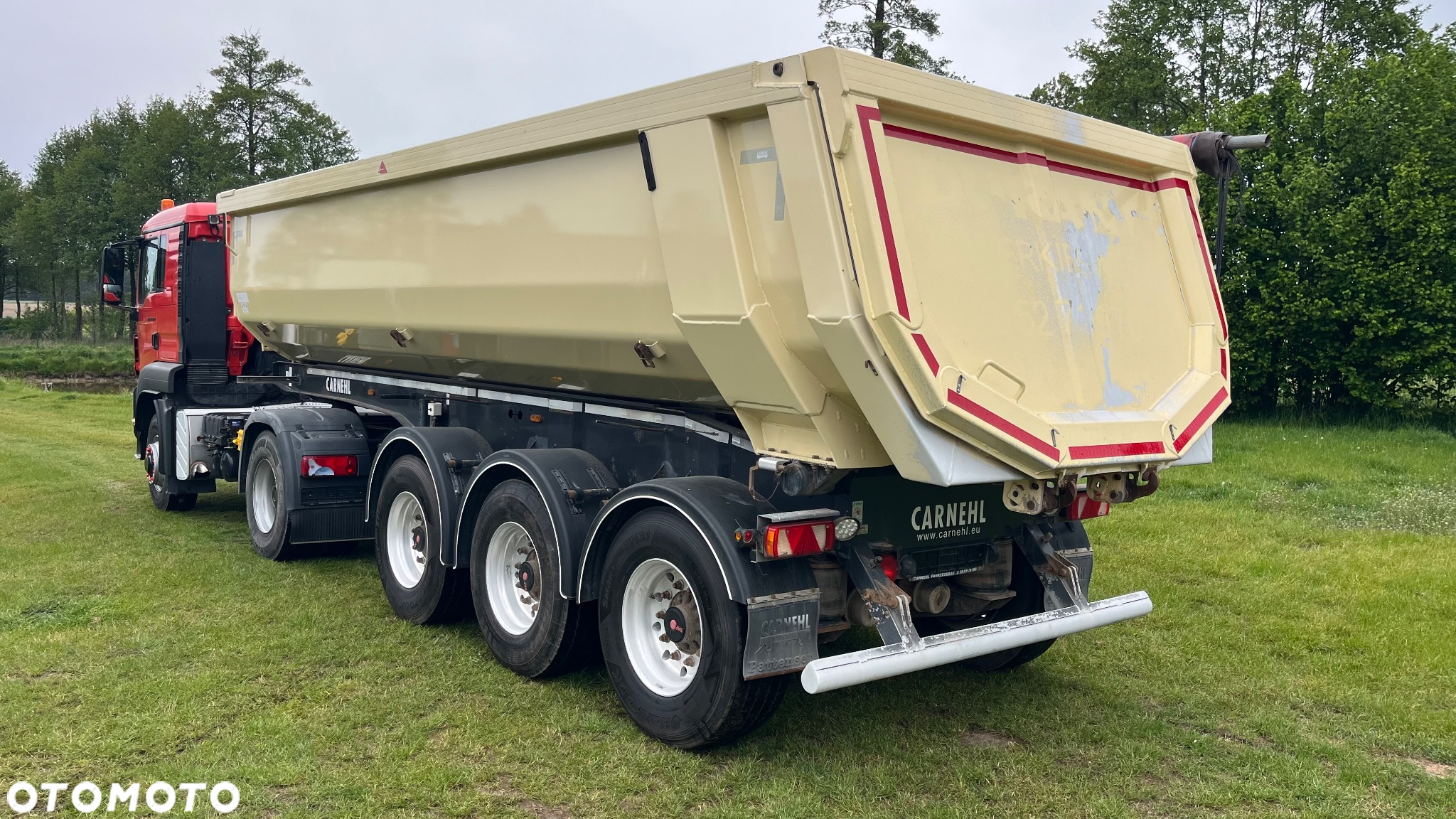 Carnehl Naczepa Wywrotka, 4750 kg!! 3 Osie , Aluminiowa , Oś SAF , Aluminiowe felgi - 6