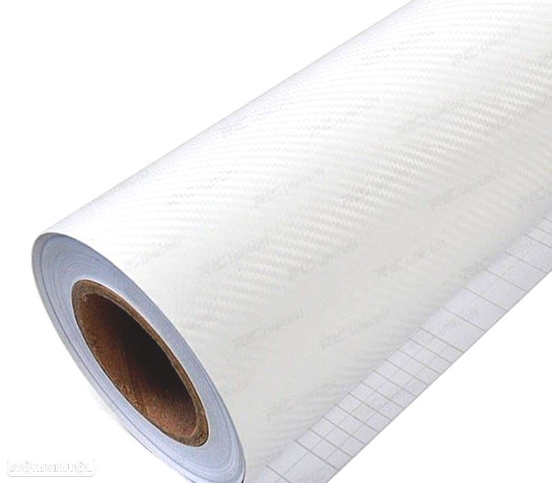 ROLO DE PELICULA DE CARBONO BRANCA - 1