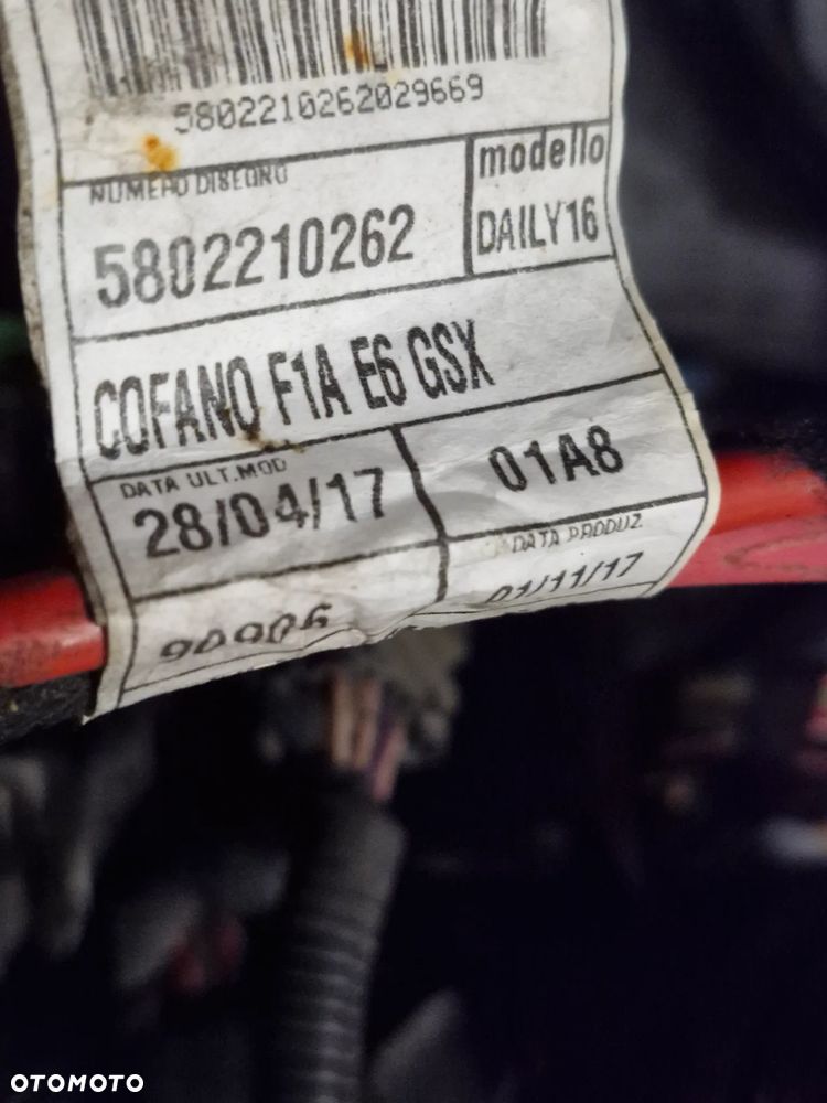 IVECO DAILY 16- WIĄZKA KABINY 5802210262 - 11