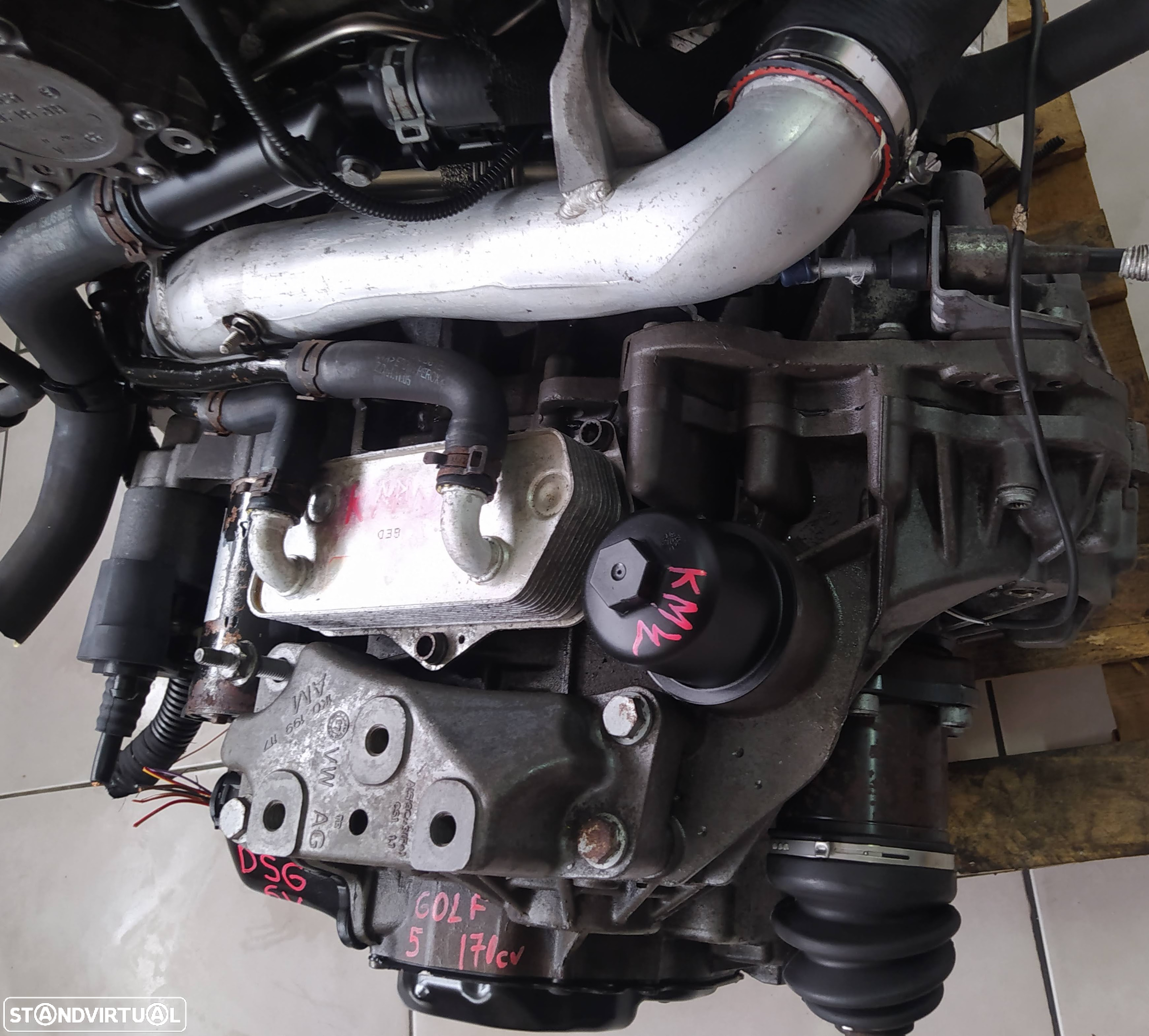 VW Golf 5 caixa automatica DSG 6v KMW  2.0tdi 170cv - 4