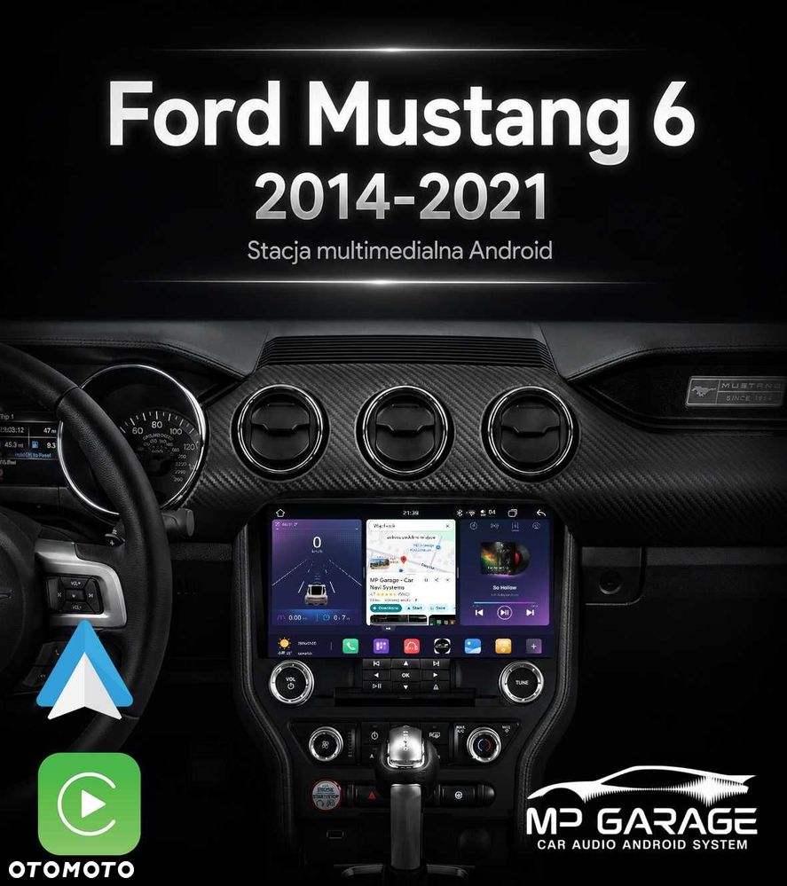 Radio Ford Mustang VI S550 Android_14 4G Qled CarPlay AndroidAuto LTE Gwarancja Montaż