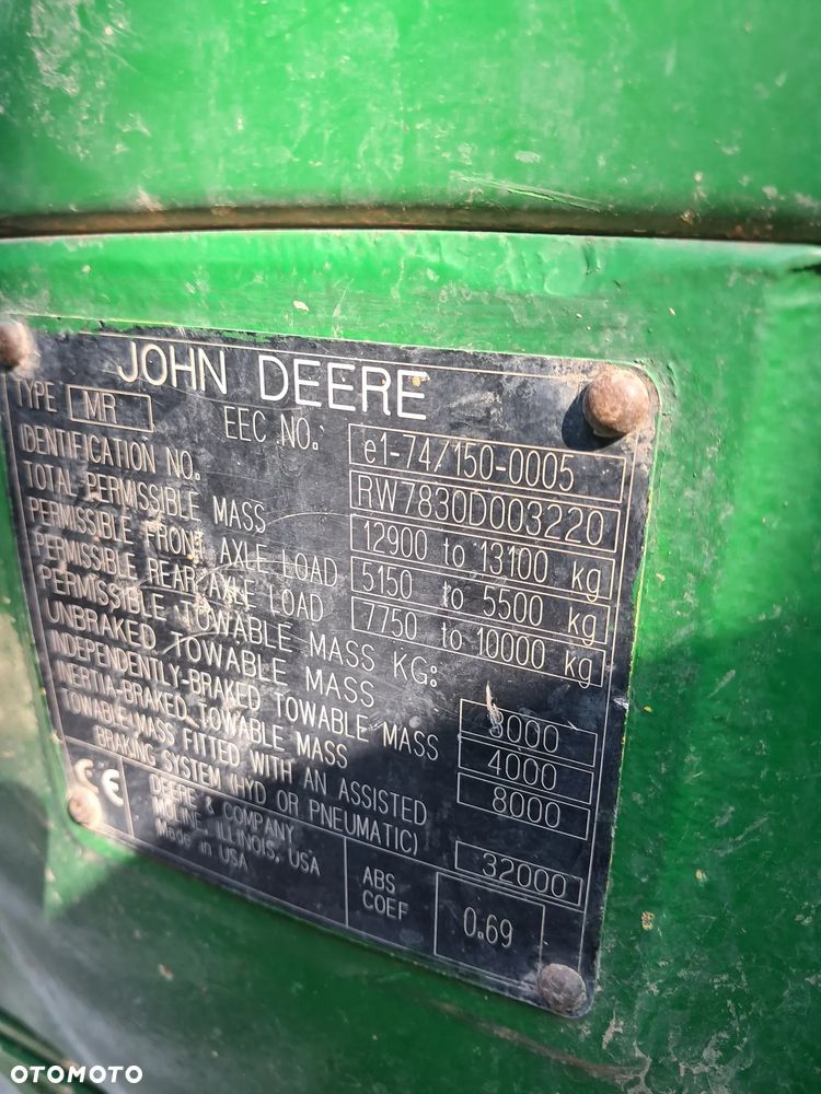John Deere 7830 - 11