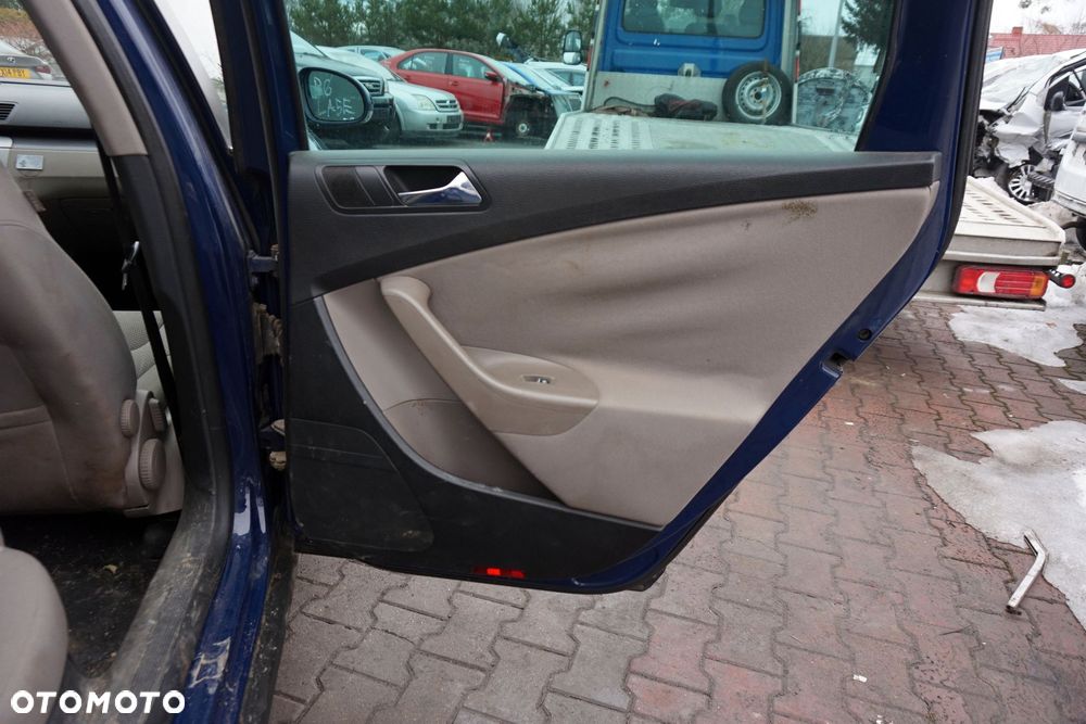 DRZWI TYLNE PRAWE PASSAT B6 KOMBI LA5E  GRANATOWY VOLKSWAGEN 2005-2010 - 10