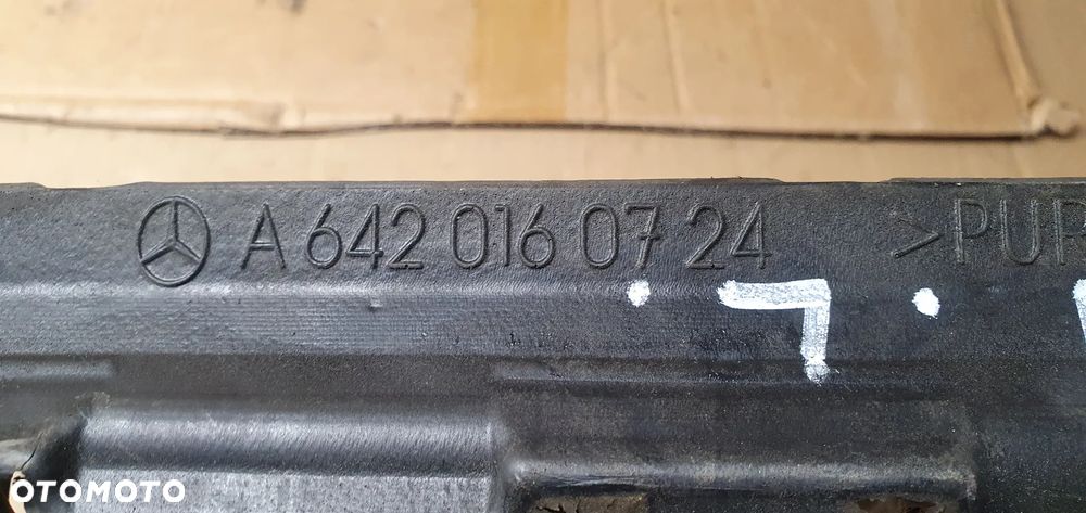 Osłona wygłuszenie silnika lewe Mercedes R-Klasa W251 3.0 CDI A6420160724 - 6