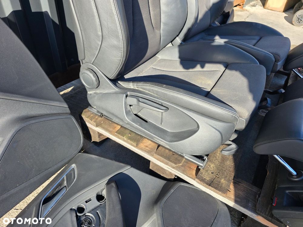 FOTEL FOTELE KOMPLET AUDI A3 8V SEDAN 5-DRZWI SKÓRA+MATERIAŁ S LINE ! - 10