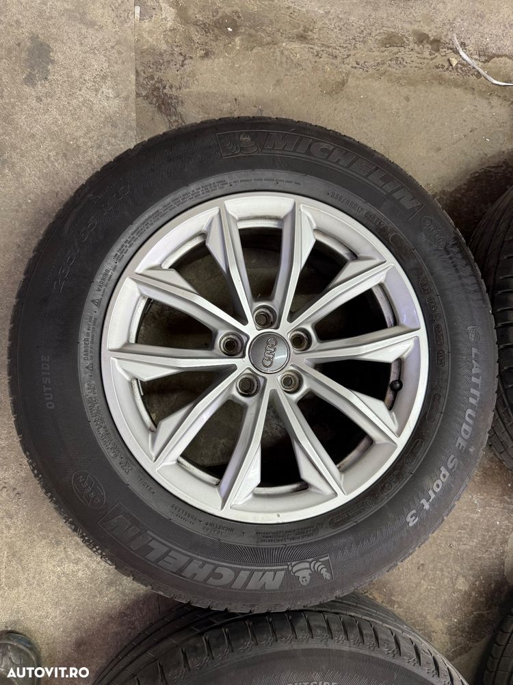 Set jante aliaj AUDI Q5 FY an 2016-2023 cu cauciucuri vara MICHELIN 235/65R17 dot 2023 - 5