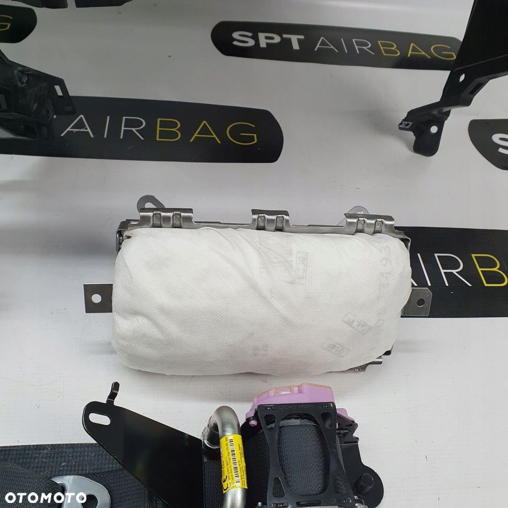 TOYOTA COROLLA E21 DESKA ROZDZIELCZA KONSOLA KOKPIT PULPIT PODUSZKI AIRBAG AIR BAG PASY KIT SET - 10