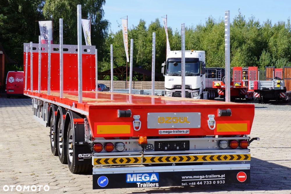 Özgül Trailer PLATFORMA TELEMEGA 13.600mm + 7.500mm rozciągu, ADR EX3, kontenery, konstrukcje, maszyny - 9