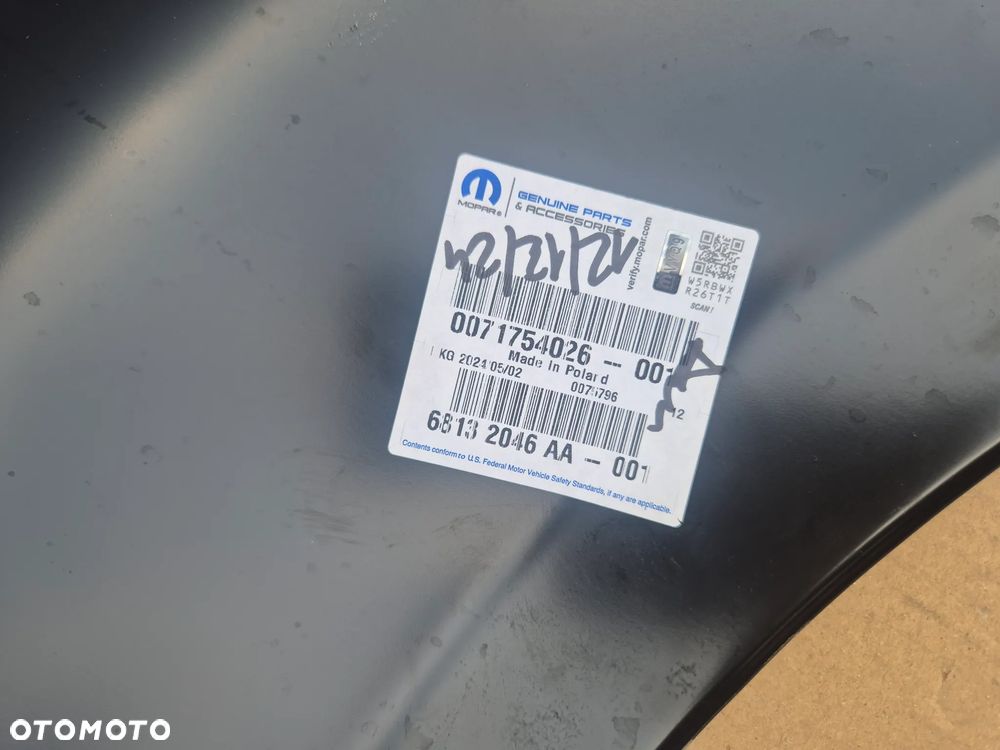 Fiat 500 błotnik tylny lewy.Nowe poszycie.2007-2023 - 8
