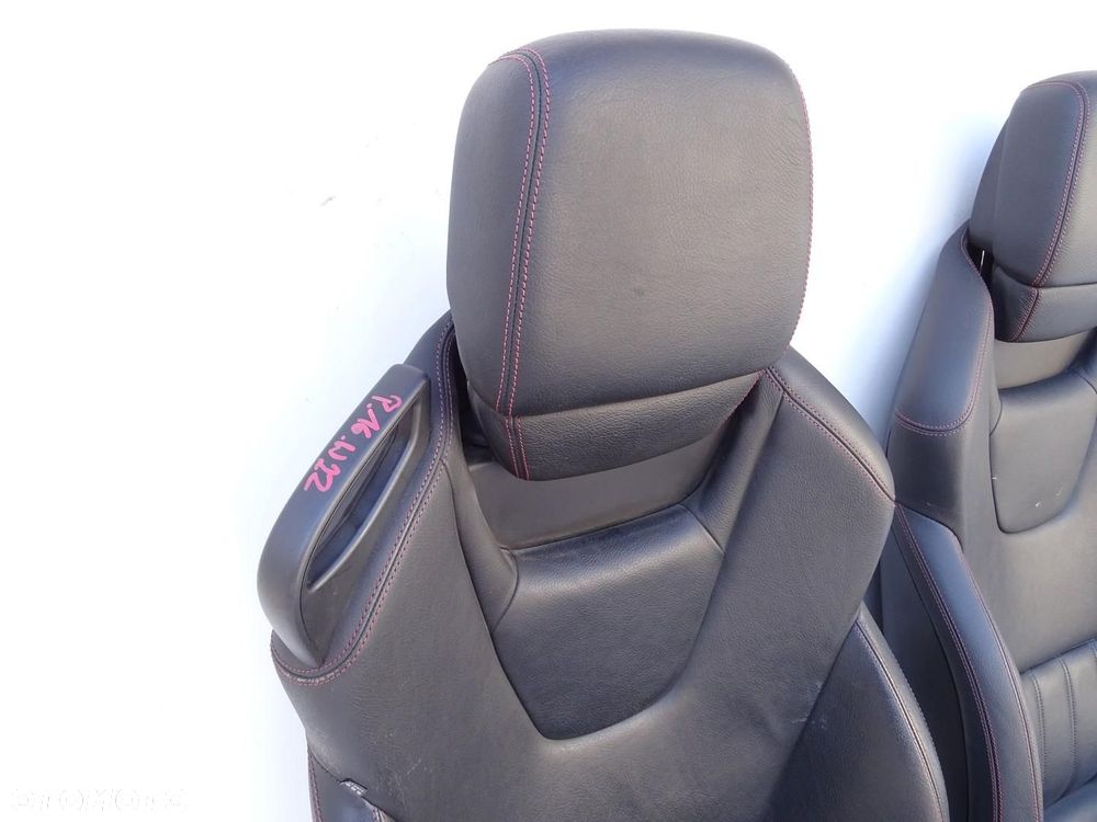 FOTEL PRAWY PRZÓD PASAŻERA AMG MERCEDES SLK R172 W172 CZERWONA NIĆ - 4
