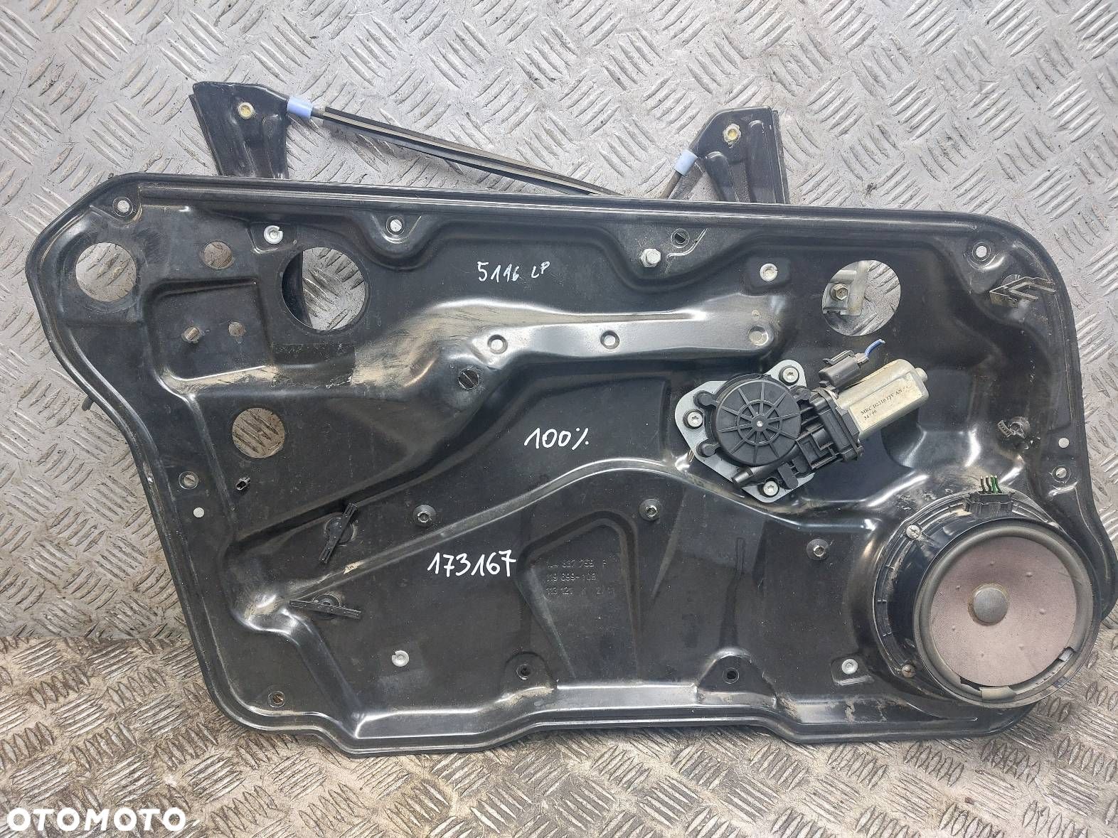MECHANIZM PODNOŚNIK SZYBY LEWY PRZÓD VW BORA I - 1