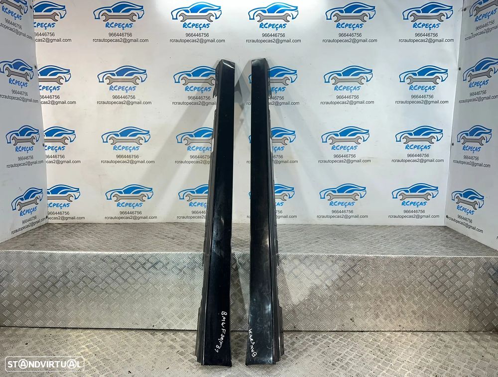 .Conjunto Embaladeiras Saias Laterais Esquerda Direita Sport Originais BMW Serie 3 F30 Sedan F31 Touring 2011 - 2019 - 1