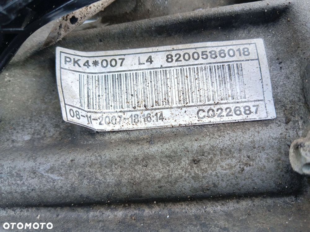 SKRZYNIA BIEGÓW RENAULT LAGUNA III (2007-2010) 2.0 DCI 150KM PK4007 - 3