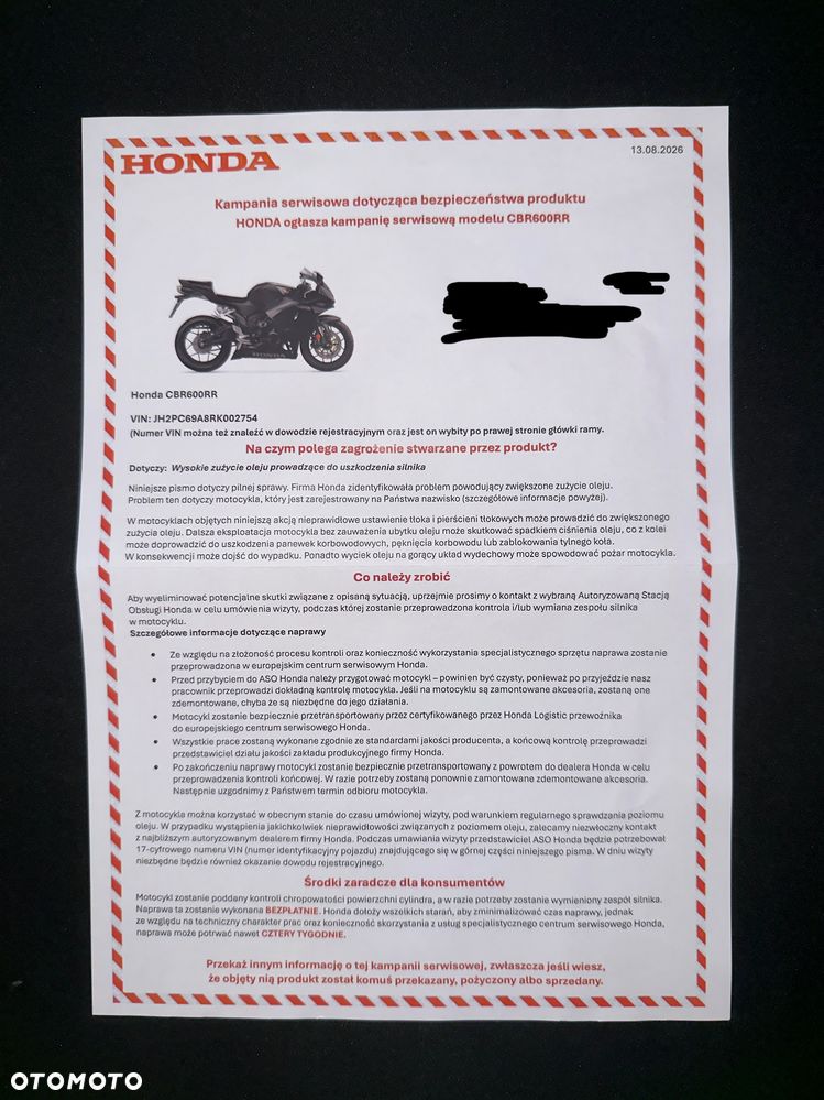Honda CBR - 9