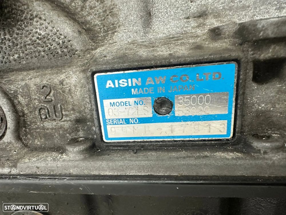 .Caixa 5 Velocidades 0372LS 35000-53020 35010-53020 Automática Lexus IS200 IS300 1GFE - 9