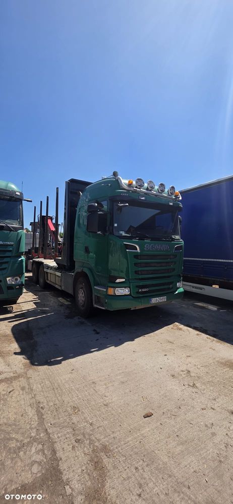 Scania R580 6x4 do lasu przewozu drewna - 2