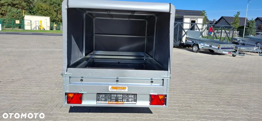 Neptun DOSTAWA Przyczepka 236x129x110cm N7-236 ptw Lekka przyczepa jednoosiowa ze stelażem i plandeką h-110cm! UCHYLNA!GN128 - 7