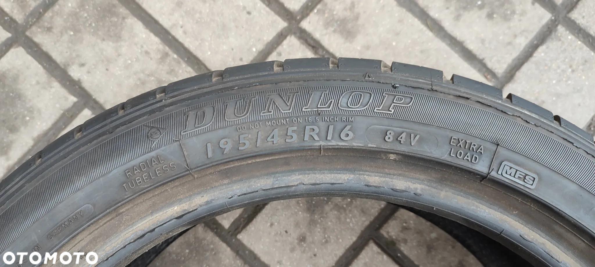 OPONY Letnie 195/45R16 DUNLOP SP SPORT FASTRESPONSE (0311) LATO Komplet 4 sztuki - 3