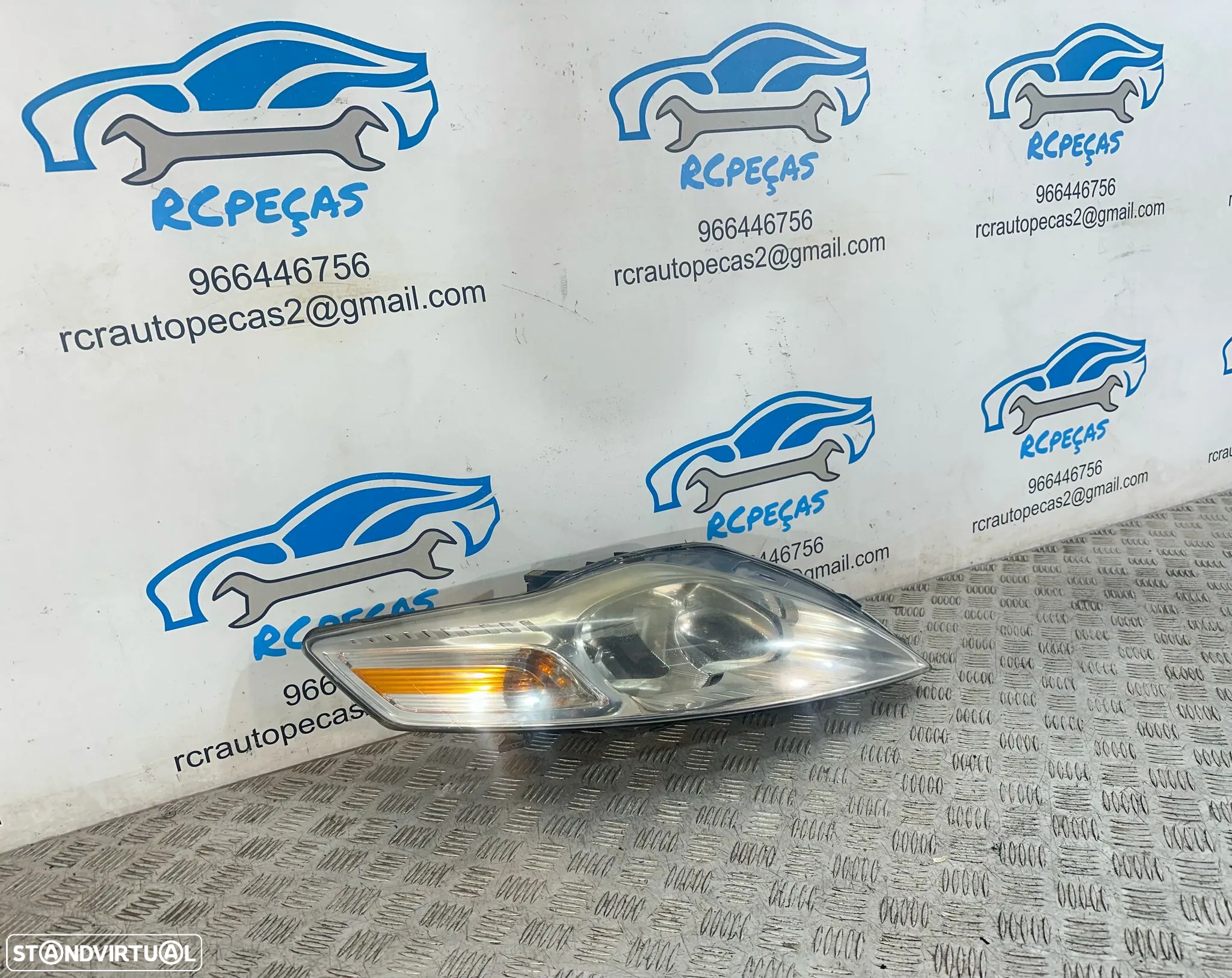 .Conjunto Oticas Faróis Frontal Frente Esquerda Direita Original Halogénio Ford Mondeo 4 MK4 2006 - 2014 7S71-13W030-BK 7S71-13W029-BH - 7