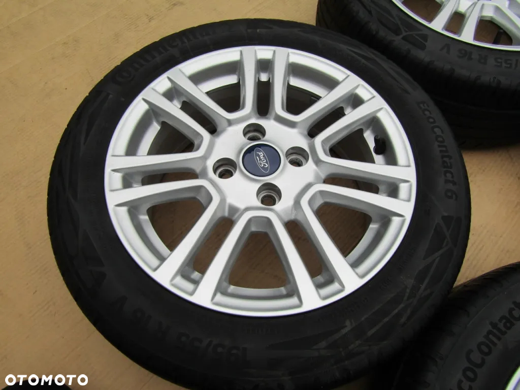 4x Felgi Koła 16 Ford KA + Plus Fusion Focus Fiesta MK7 MK8 + Opony 195/55 - 10