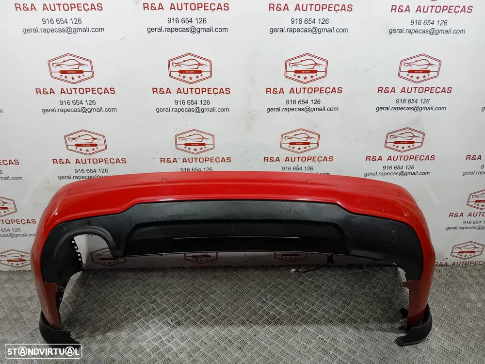 Parachoques Trás Traseiro Mercedes Class C W204 Sedan Carro AMG Com Sensores Original - 3