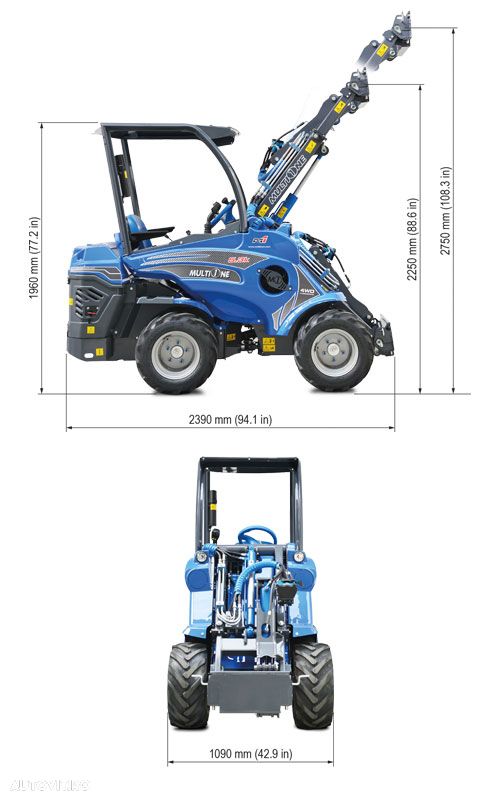 Alta MultiOne Incarcator telescopic 1.1 2.3 5.2, 6.3, 7.2 etc - 14