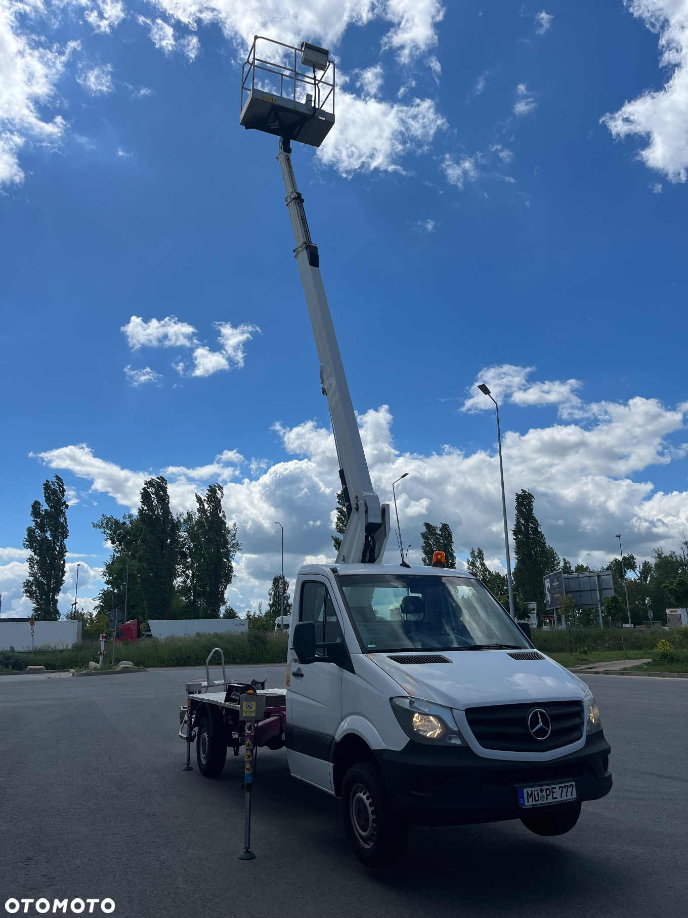 Mercedes-Benz Podnośnik Koszowy Zwyżka GSR 180T 18 metrów 13 metrów w Bok!Super Stan! UDT! jak Wumag Ruthmann Multitel! Kosz 300KG - 13