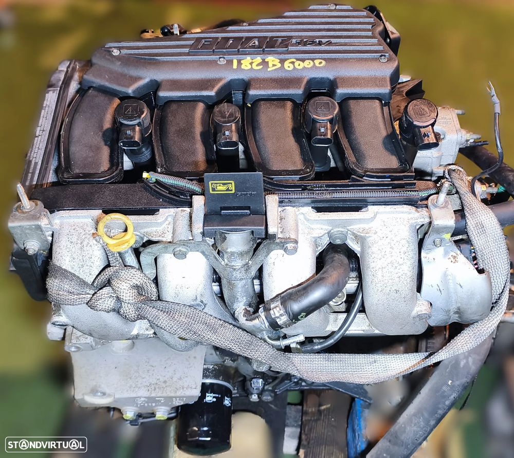 MOTOR COMPLETO FIAT STILO 1.6i 16V 182B6000 - 1
