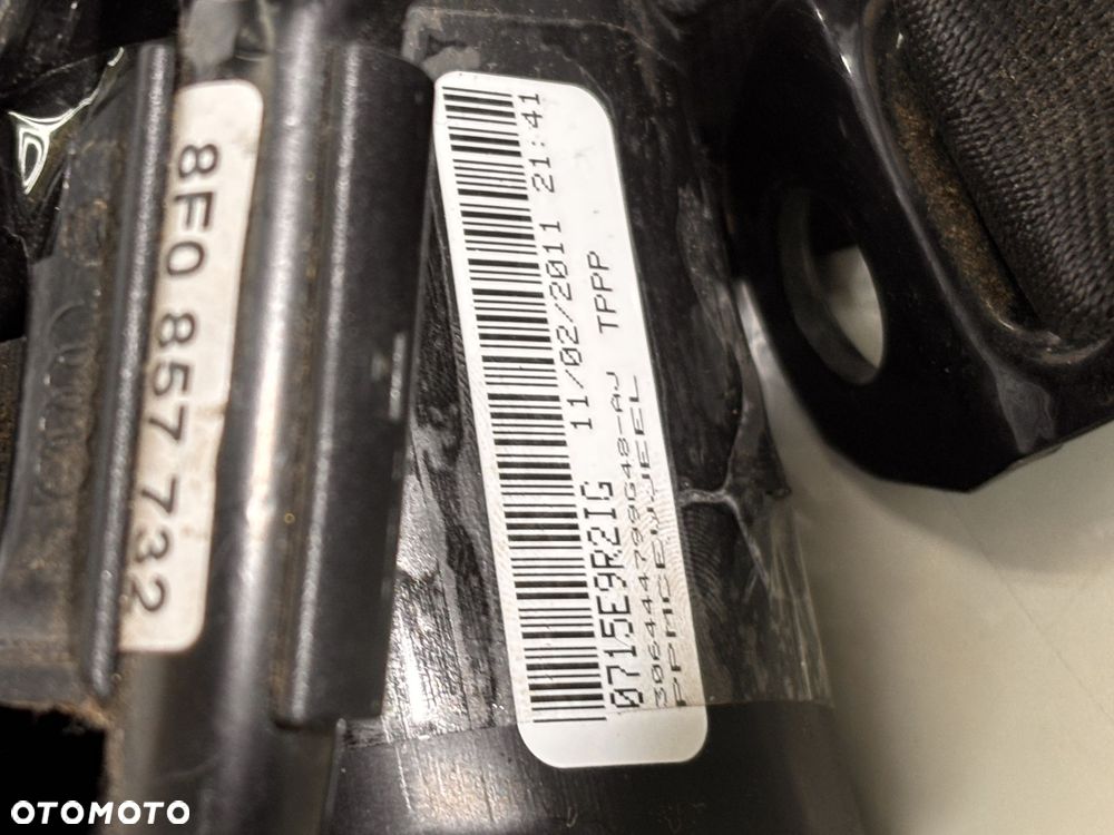 PAS BEZPIECZEŃSTWA PRAWY LEWY Z PODAJNIKIEM COUPE CABRIO AUDI A5 8T 8F LIFT 9F0 857 759 - 6