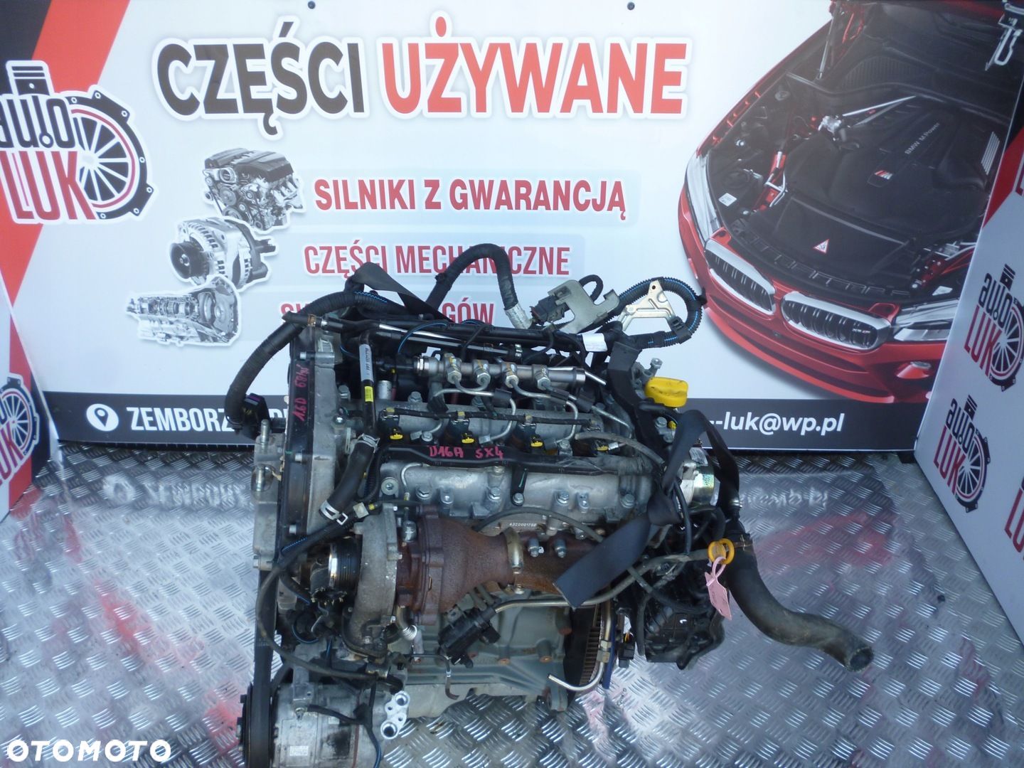 SILNIK KOMPLETNY SUZUKI SX4 1.6 DDIS 120KM 15r. D16AA 69 TYS - 1