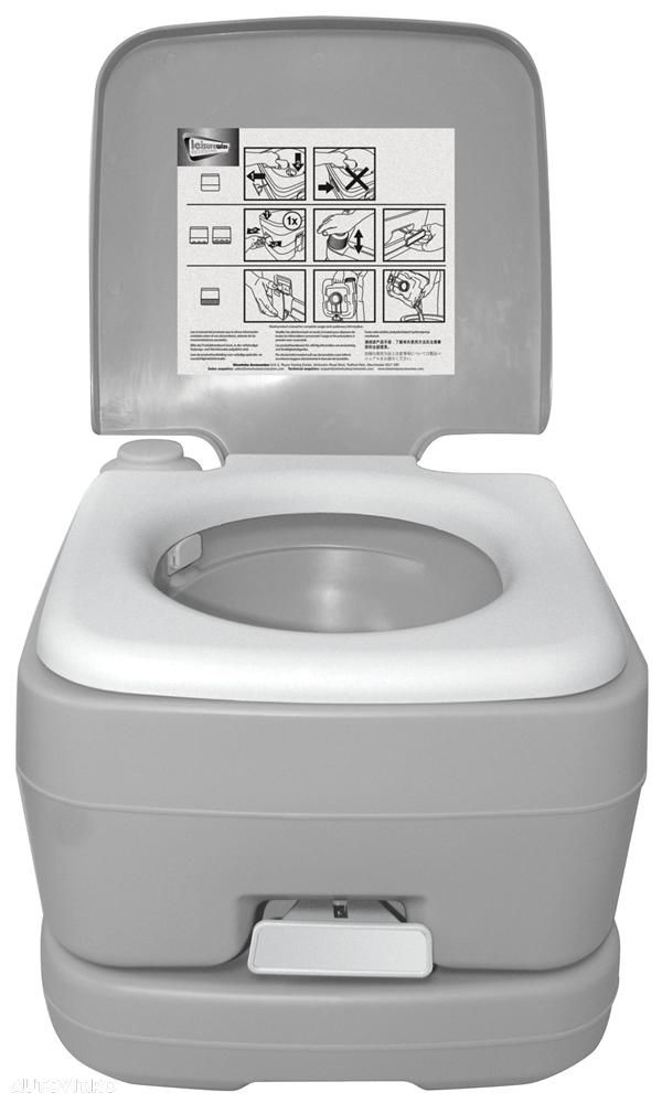 Toaleta portabila Streetwize 10 L , WC ecologic cu sistem tragere apa - 1