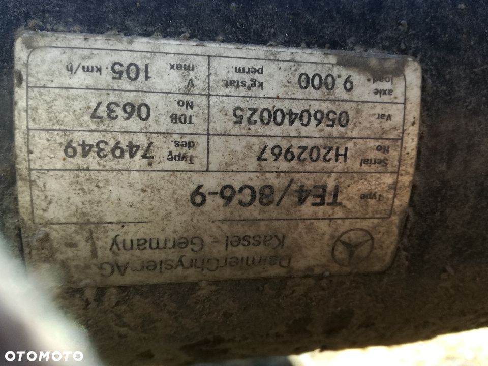 Oś Mercedes TE4/8C6-9 - 1