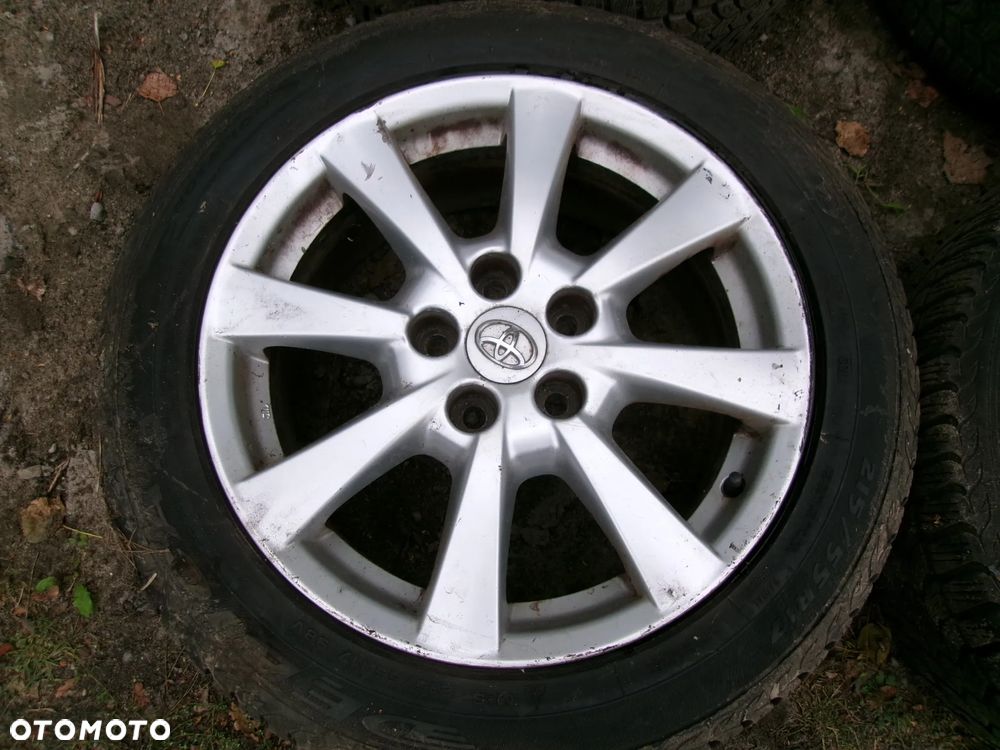 KOŁA FELGI ALU OPONY ZIMA DĘBICA 215/55/17 TOYOTA AVENSIS T27 AURIS   VERSO  5X114,3 - 7