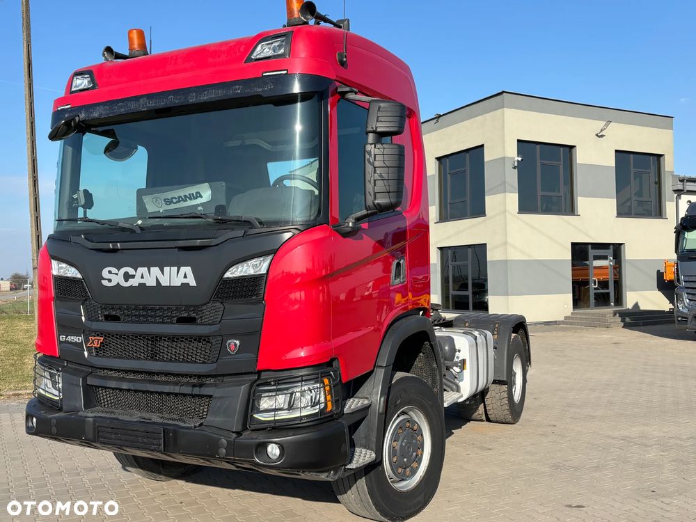 Scania G450 XT 4x4 stały napęd , skrzynia redukcyjna , biegi terenowe , hydraulika do wywrotu, z Niemiec ,opticrusie ze sprzęgłem - 2