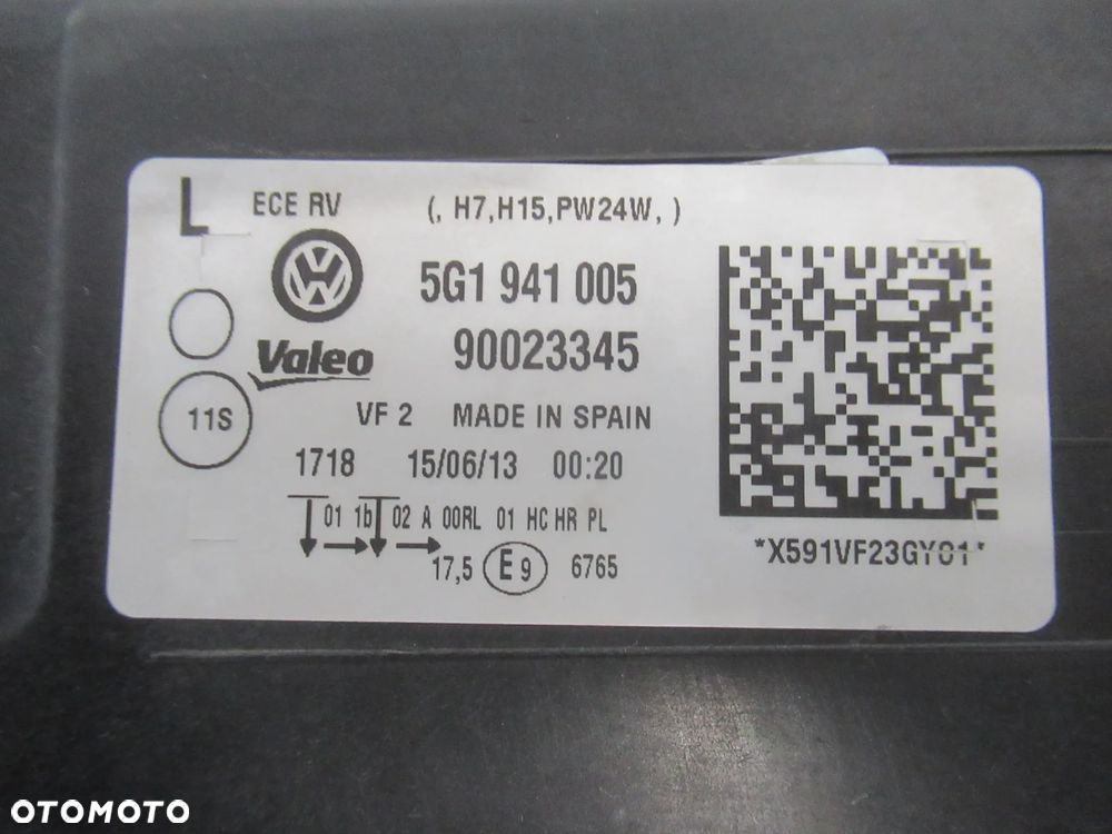 LAMPA PRZEDNIA PRZÓD LEWA VW GOLF VII 7 5G1 2012-2016 - 19