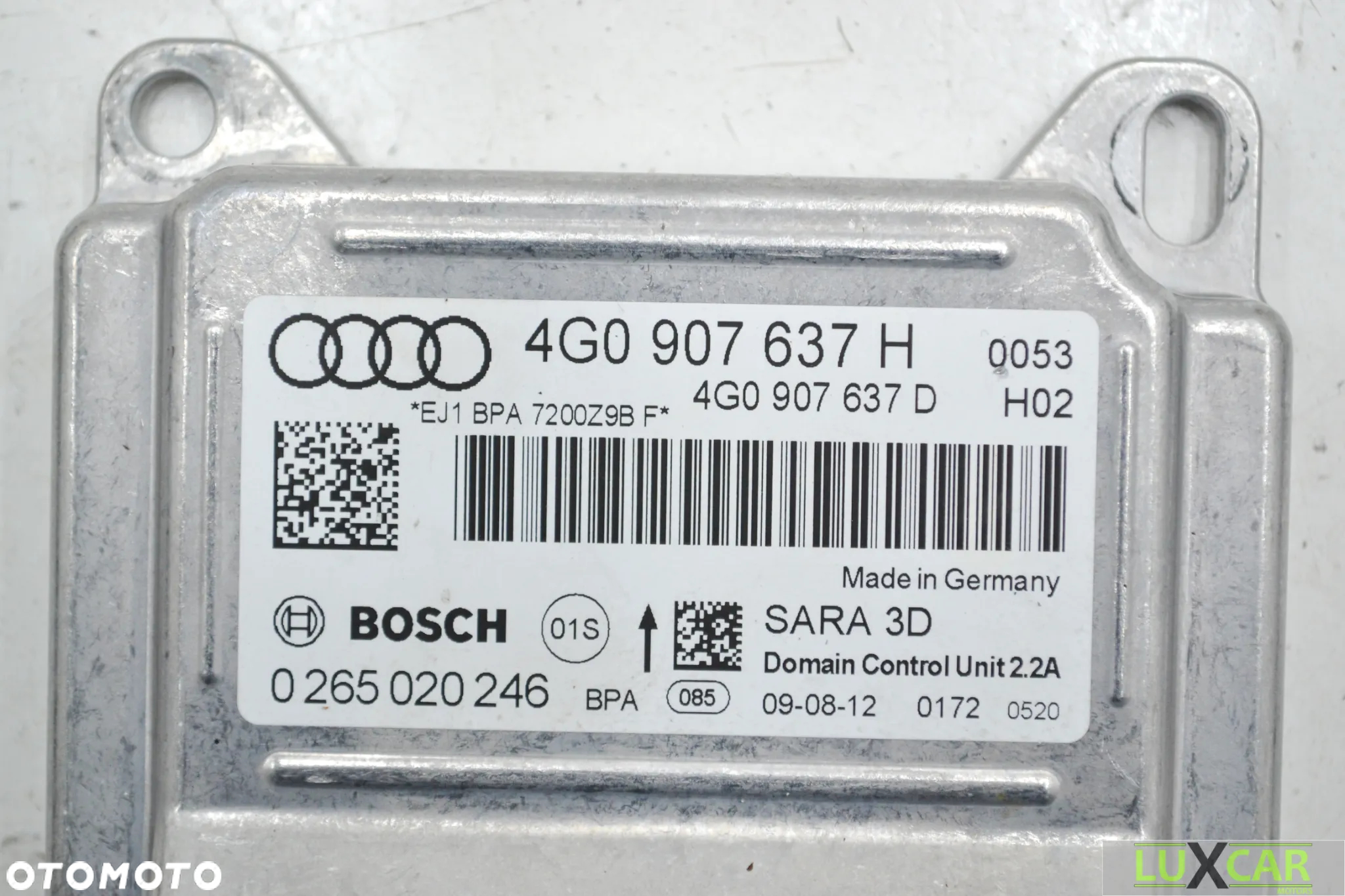 AUDI A6 C7 STEROWNIK MODUŁ PRZYŚPIESZENIA SENSOR ESP 4G0907637H - 3