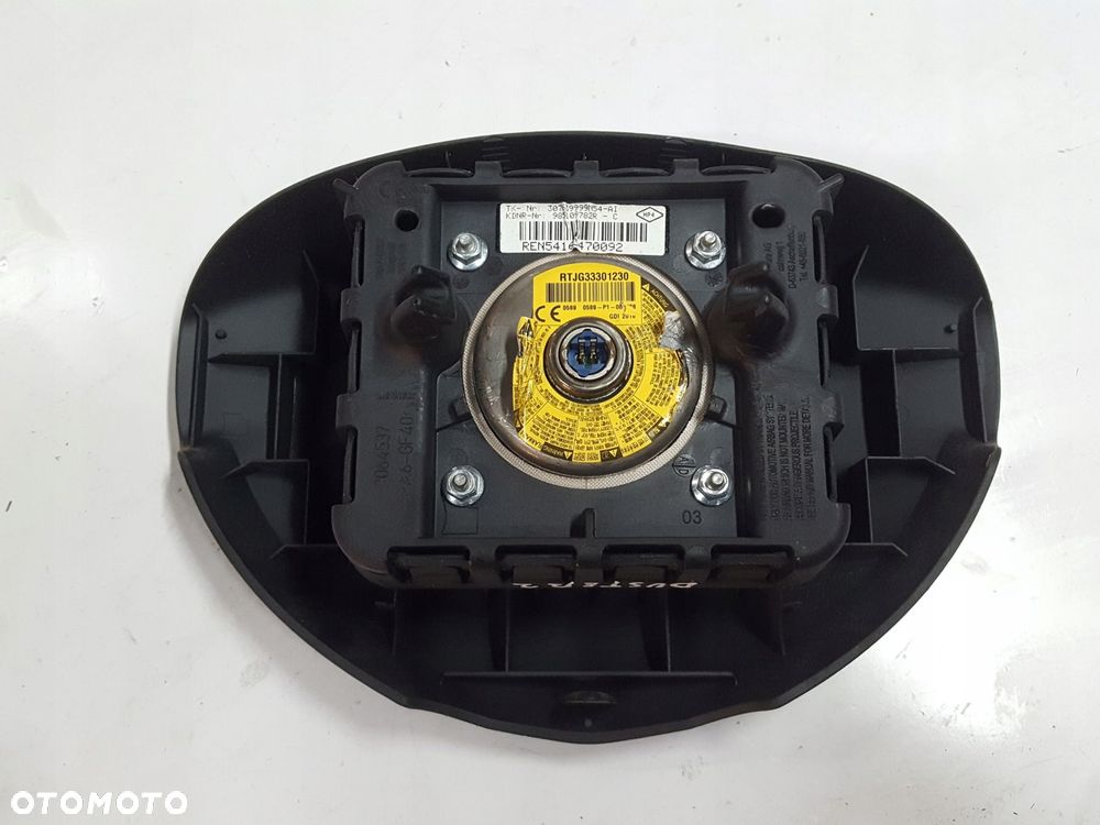 DACIA DUSTER I LIFT 13-17r PODUSZKA AIRBAG KIEROWCY 985109782R - 4