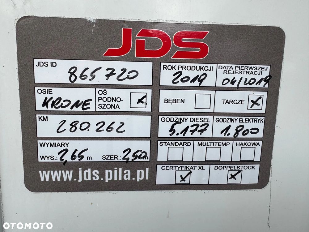 Krone Chłodnia ,Doppelstock , Carrier Vector 1950 - 36