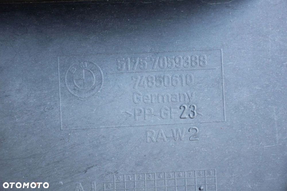 Osłona dolna podwozia skrzyni biegów BMW 1 e81 e82 e87 e88 7059388 (2205) - 3