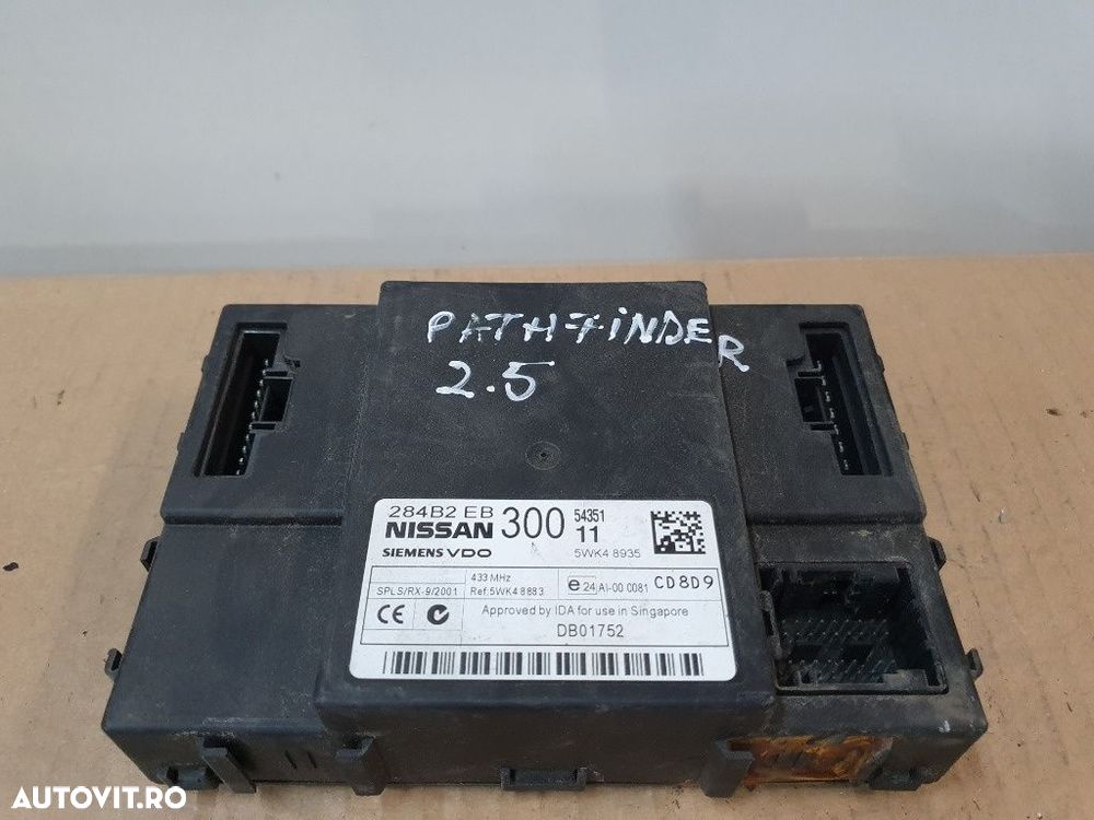 Calculator confort  NISSAN PATHFINDER II R50 1995 - 2005 SIEMENS 5WK48935  284B2 - 1