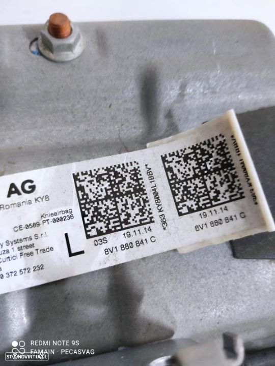 AIRBAG Joelhos- AUDI A3 8V - 3