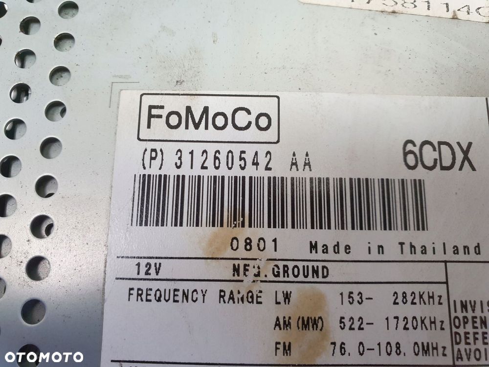 Volvo V70 III S80 II RADIO CD radioodtwarzacz CZYTNIK NAWIGACJI 31260542 - 15